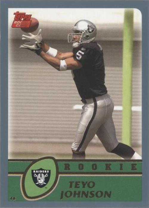 2003 Topps Teyo Johnson #382