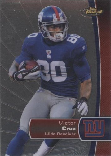2012 Topps Finest Victor Cruz #6