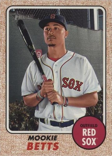 2017 Topps Heritage - Mookie Betts #428