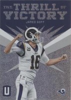 2019 Panini Unparalleled Jared Goff #TV-JGO