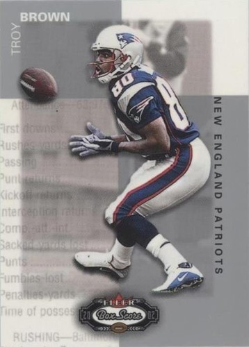2002 Fleer Box Score Troy Brown #31