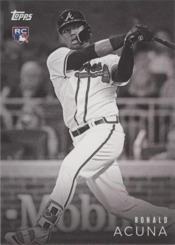 2018 Topps On Demand Black & White - Ronald Acuña Jr. #30
