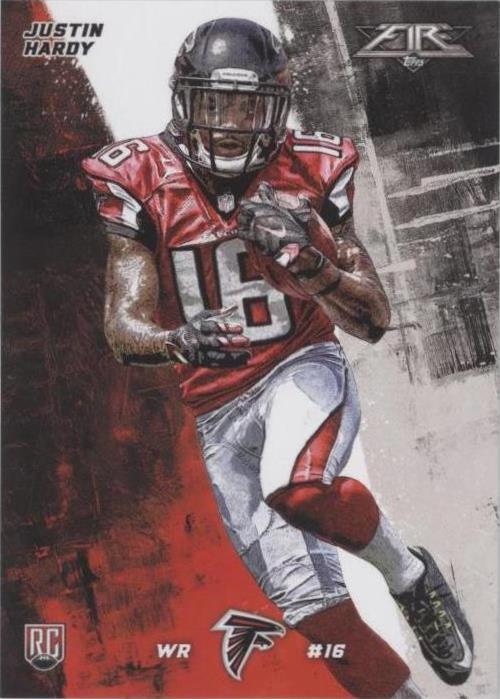 2015 Topps Fire Justin Hardy #33