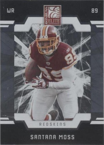 2009 Donruss Elite Santana Moss #99