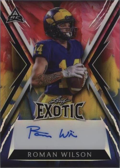 2023 Leaf Exotic Roman Wilson #BA-RM1
