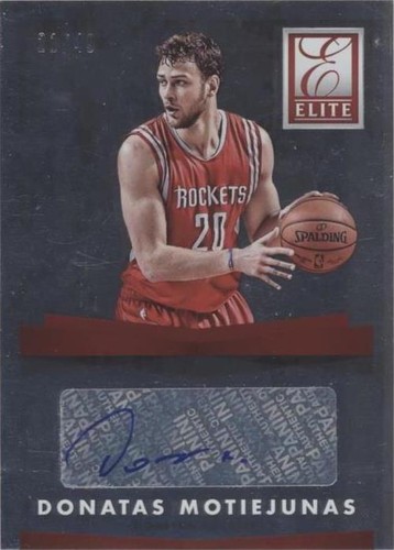 2015-16 Panini Donruss - Donatas Motiejunas #ES-DMJ