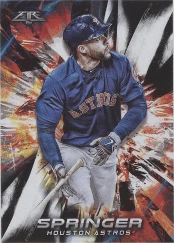 2018 Topps Fire - George Springer #88