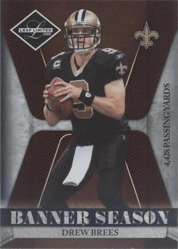 2008 Leaf Limited Drew Brees #BSM-18