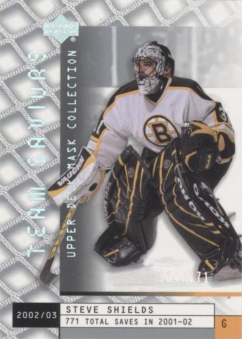 2002-03 Upper Deck Mask Collection - Steve Shields #100