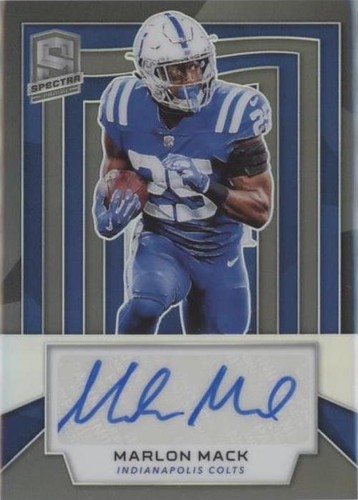 2019 Panini Spectra Marlon Mack #S-MM