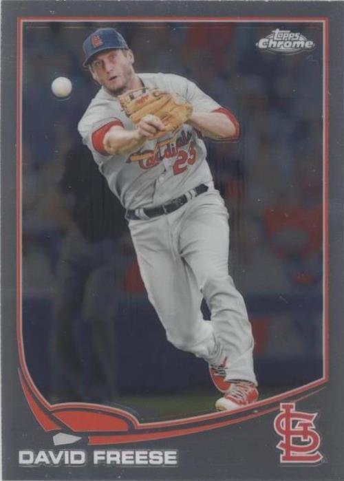 2013 Topps Chrome - David Freese #135