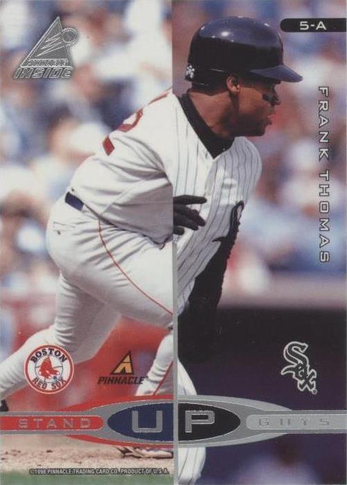 1998 Pinnacle Inside - Frank Thomas Jeff Bagwell Mark McGwire #5-A