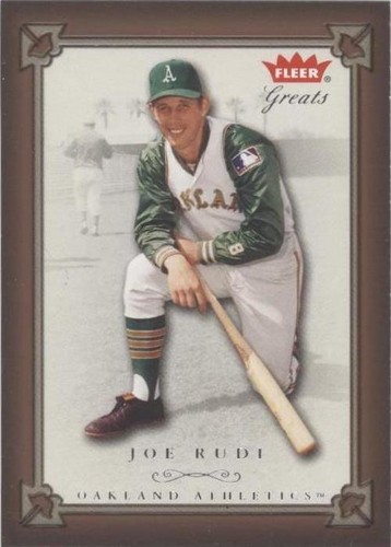 2004 Fleer Greats of the Game - Joe Rudi #60