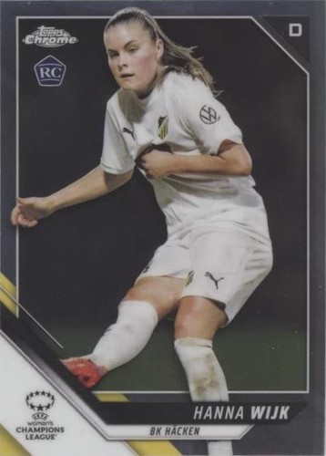 2021-22 Topps Chrome UEFA Women's Champions League Soccer Trading Cards