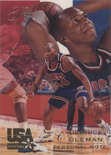 1994 Flair USA Basketball - Derrick Coleman #15