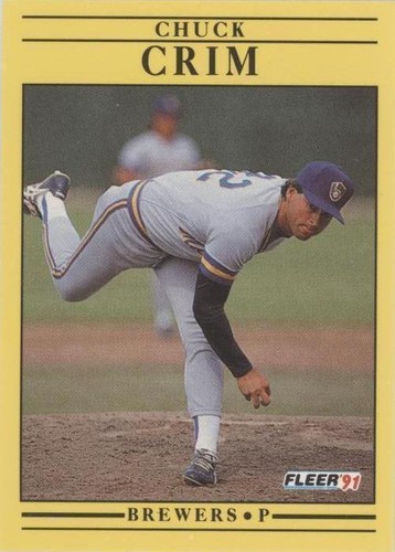 1991 Fleer - Chuck Crim #579