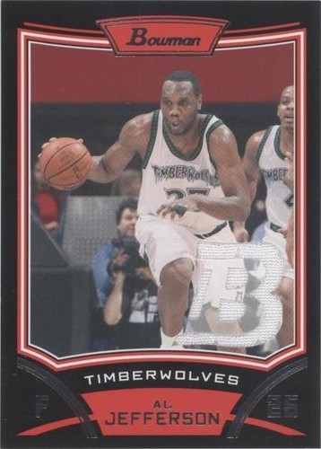 2008-09 Bowman Draft Picks & Stars - Al Jefferson #BRAJ