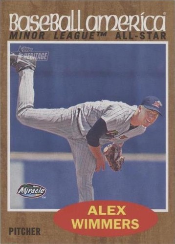 2011 Topps Heritage Minor League Edition - Alex Wimmers #242
