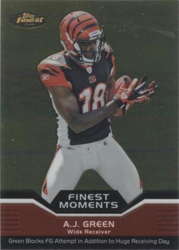 2011 Topps Finest A.J. Green #FM-AG