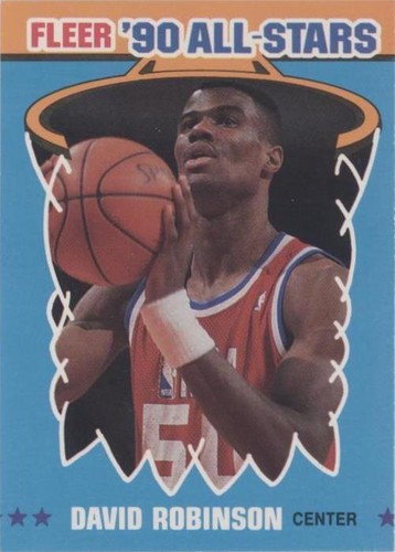 1990-91 Fleer - David Robinson #10
