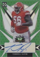 2021 Leaf Valiant Tedarrell Slaton #BA-TS3