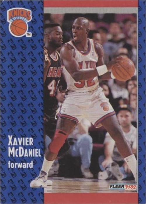 Fleer 1991-92 - Xavier McDaniel #328