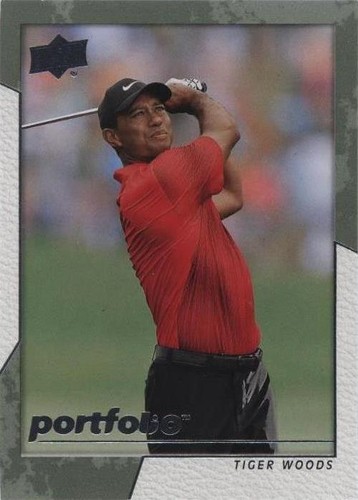 2024 Upper Deck Golf Portfolio Tiger Woods Engrained 109/299
