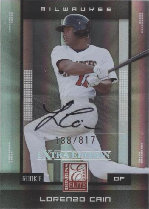 Donruss Elite 2008 edición extra - Lorenzo Cain #144