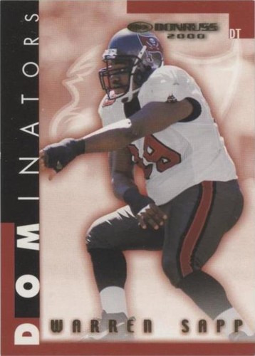 2000 Donruss Warren Sapp #D-57