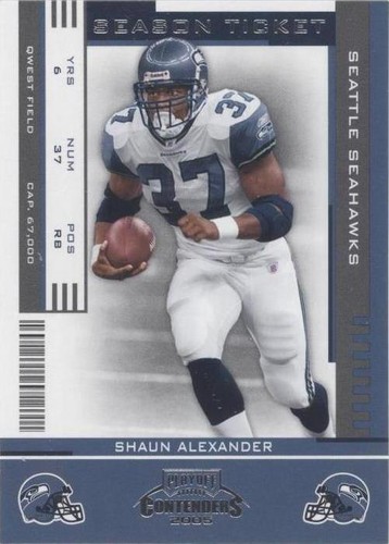 2005 Playoff Contenders Shaun Alexander #87
