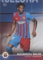 2021-22 Topps FC Barcelona Team Set Alejandro Balde #19