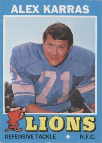 Alex Karras Trading Cards