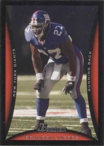 2008 Bowman Brandon Jacobs #44