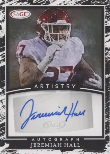 2022 SAGE Artistry Jeremiah Hall #A-JH2