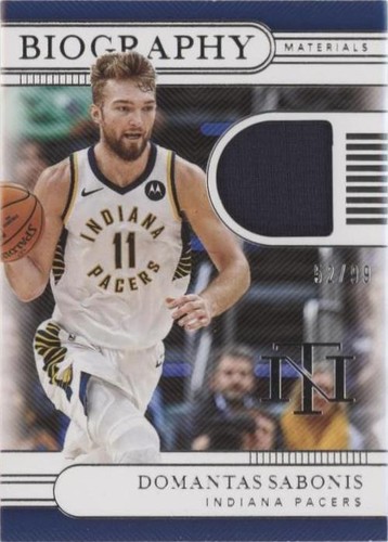 2019-20 Panini National Treasures - Domantas Sabonis #BM-DMS