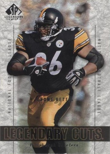 2002 SP Legendary Cuts Jerome Bettis #13