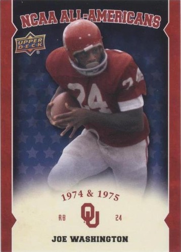 2011 Upper Deck University of Oklahoma Joe Washington #AA-JW