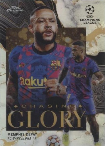 2021-22 Topps Chrome UCL Memphis Depay #CG-2