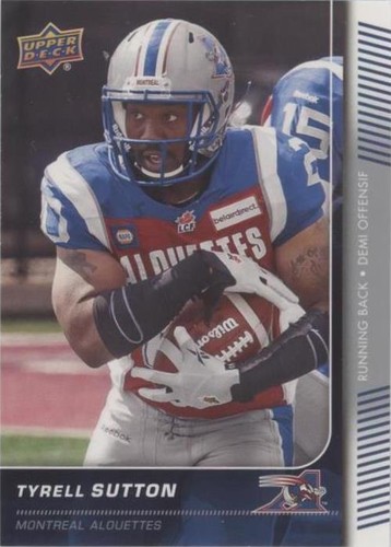 2015 Upper Deck CFL Tyrell Sutton #82