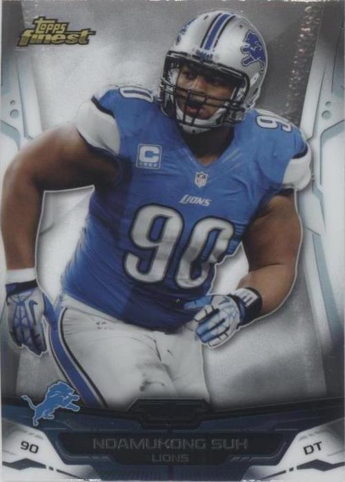 2014 Topps Finest Ndamukong Suh #47