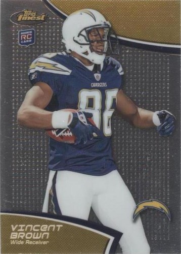 2011 Topps Finest Vincent Brown #44