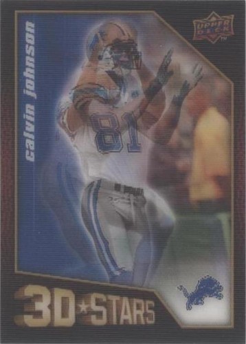 2009 Upper Deck Calvin Johnson #3D-17