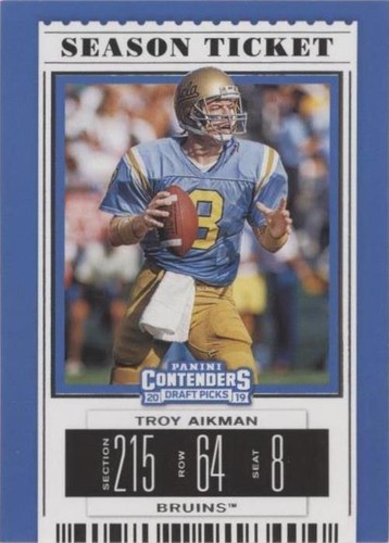 2019 Panini Contenders Draft Picks Troy Aikman #99