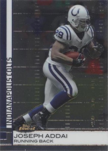 2009 Topps Finest Joseph Addai #51