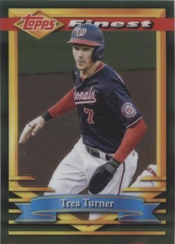 2021 Topps Finest Flashbacks - Trea Turner #83