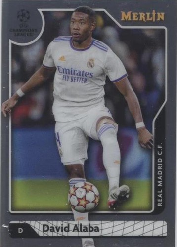 2021-22 Topps Merlin Collection Chrome UCL David Alaba #104