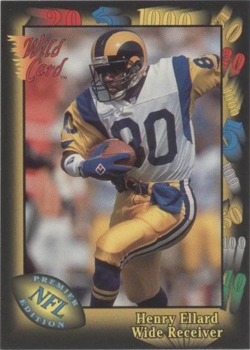 1991 Wild Card Henry Ellard #152