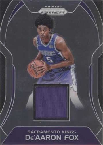 2017-18 NBA Panini Prizm De'Aaron Fox Silver Prizm Rookie RC #24