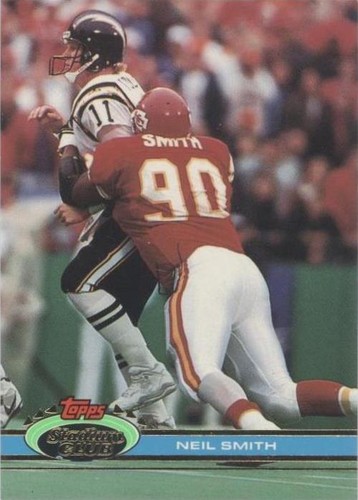 1991 Topps Stadium Club Neil Smith #386