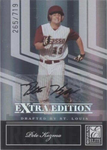 2007 Donruss Elite Extra Edition - Pete Kozma #127